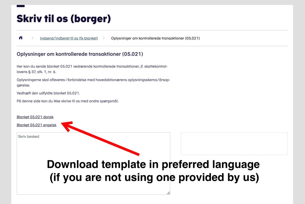 6. Download template