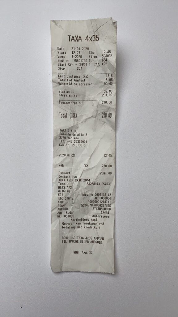 Step 1: scan your invoice to e-conomic