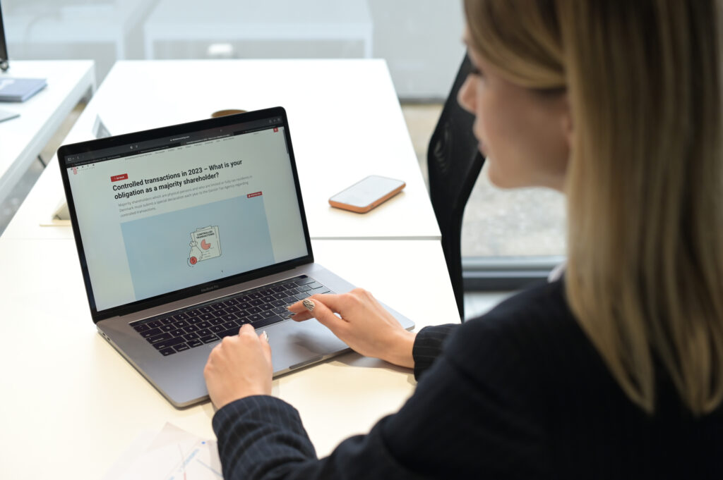 Controlled Transactions in Denmark and majority shareholders