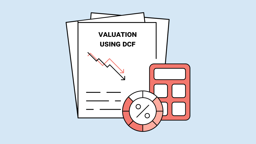 How to make a valuation of a company using the discounted cash flow method?
